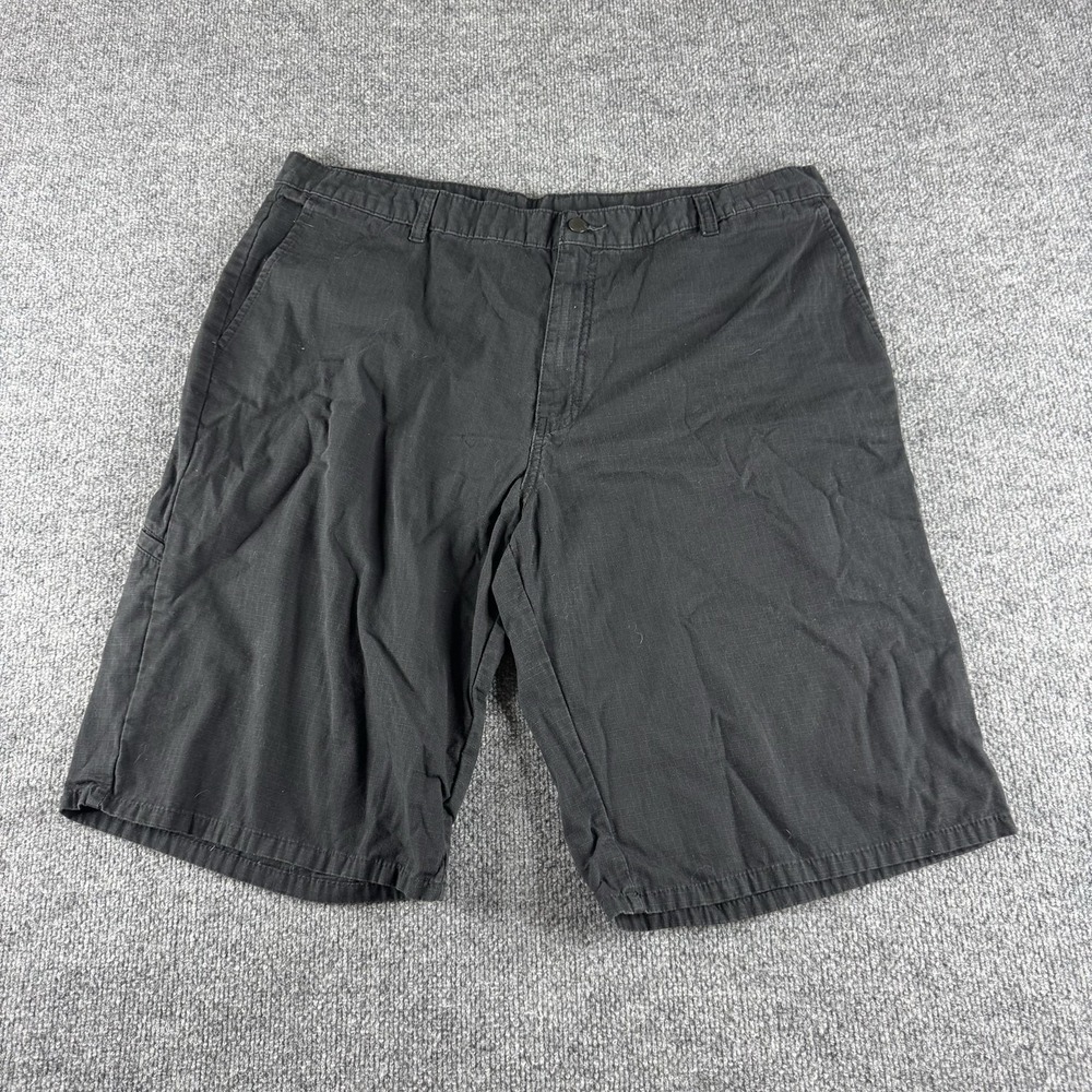 Dickies Cargo Shorts Mens 40 Black Cotton Canvas Relaxed Workwear Pockets